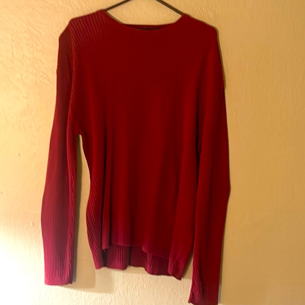 Claiborne Men’s Red/Burgundy Sweater Size XL